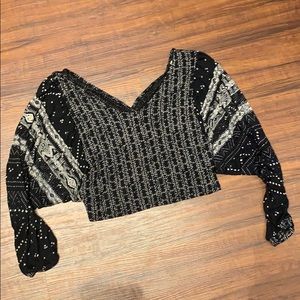 Urban Outfitters cross back crop top